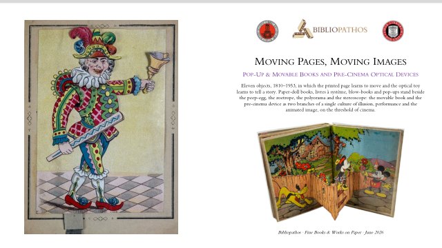 Moving Pages, Moving Images — Pop-up & Pre-cinema