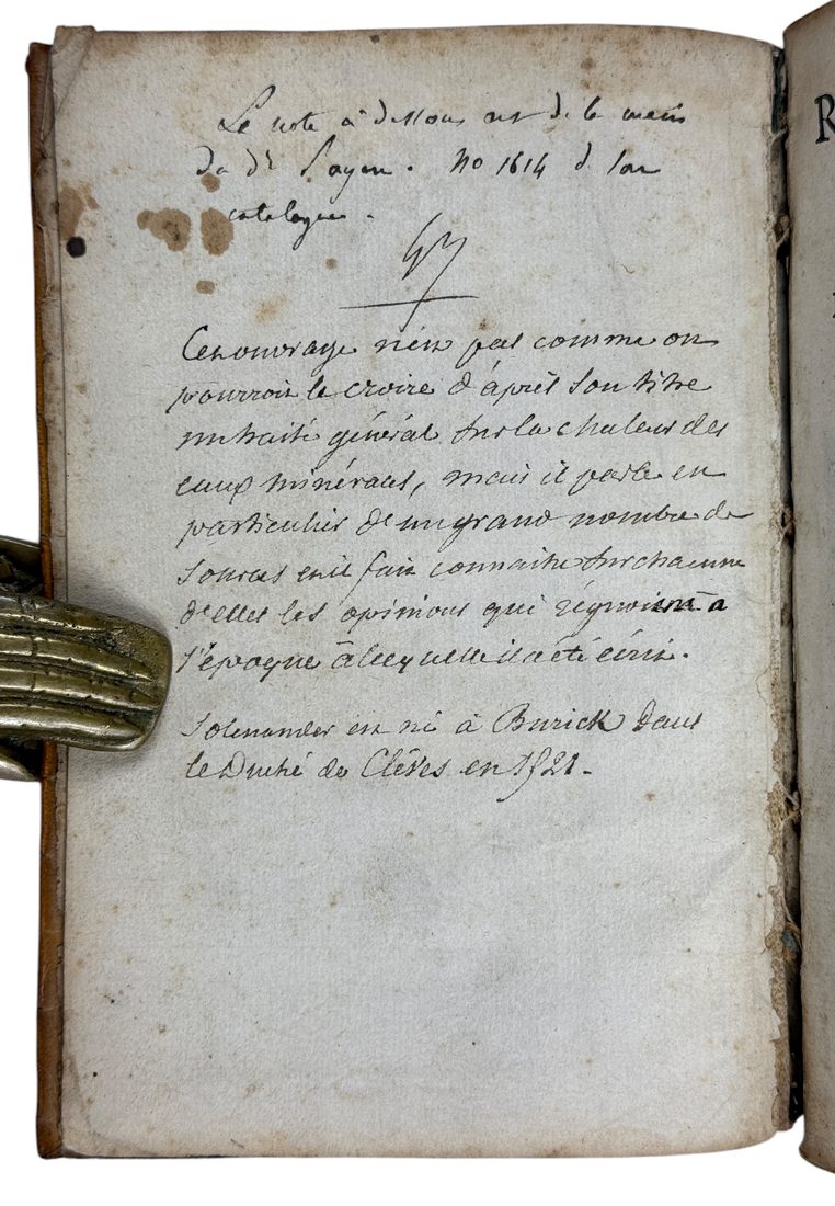 De Caloris fontium medicatorum causa — 2