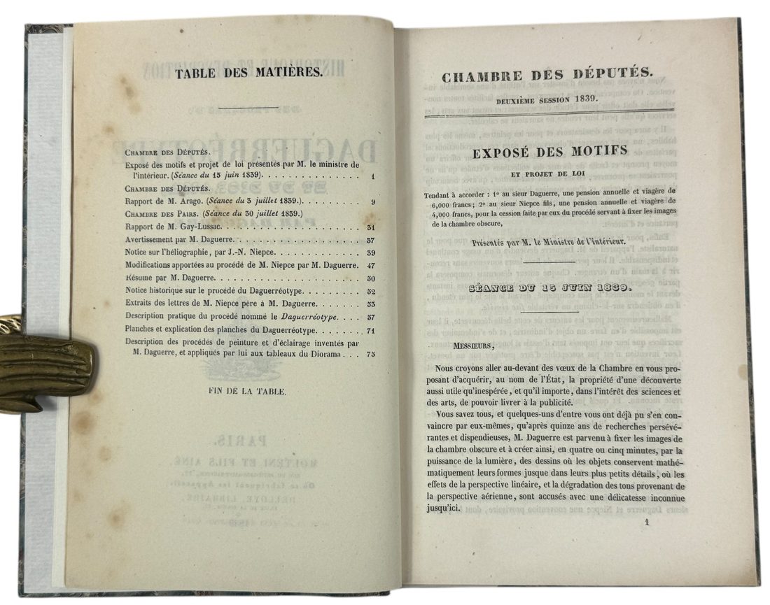 Historique et description des procedes du Daguerreotype et du Diorama — 5