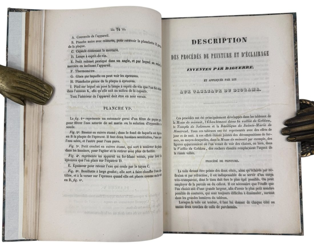 Historique et description des procedes du Daguerreotype et du Diorama — 14