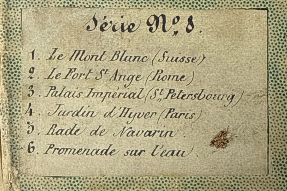 Polyorama Lorgnette, or Lorgnette Pittoresque, with Thirty Circular Optical Views — 8