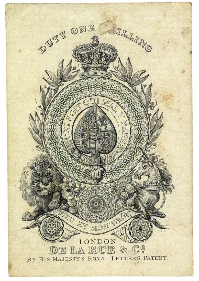 Early De La Rue "Old Frizzle"