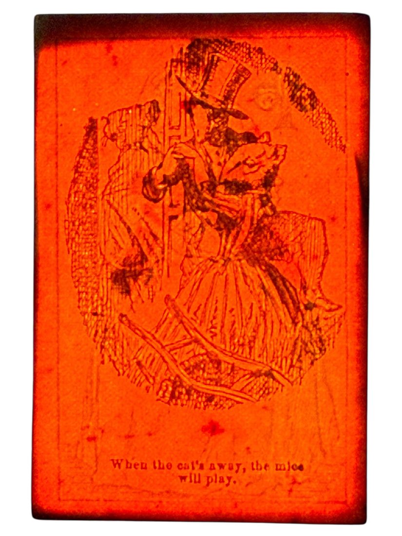 Transparent Hold-to-Light Playing Cards — 9