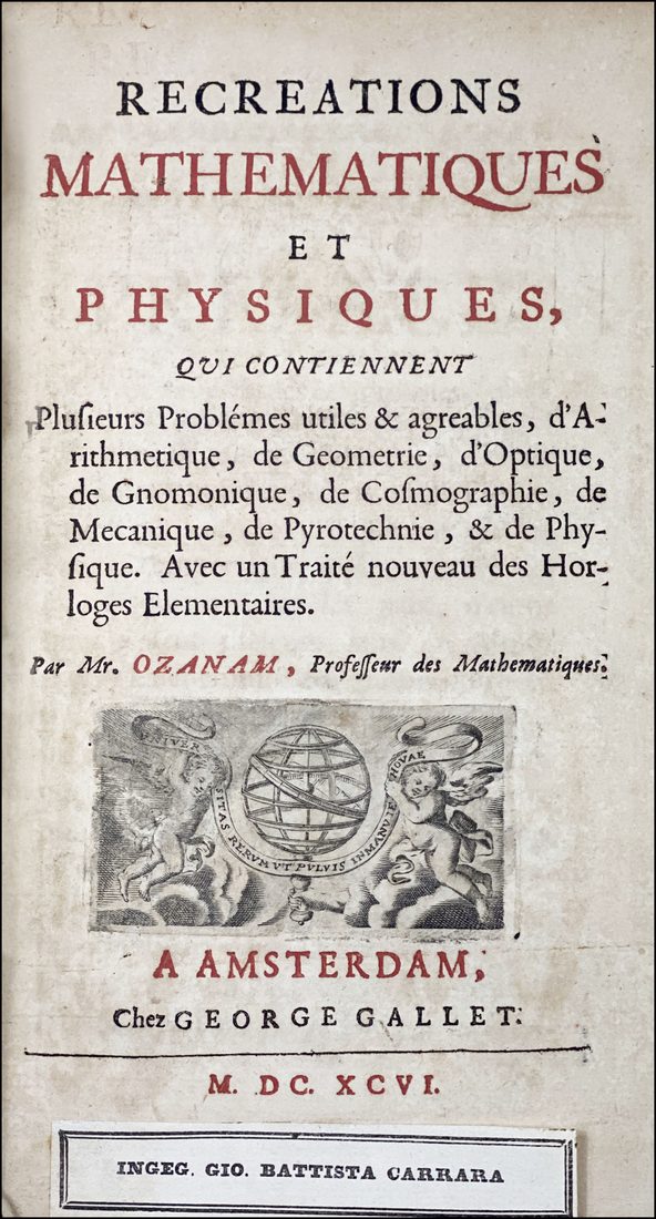 Récréations mathématiques et physiques
