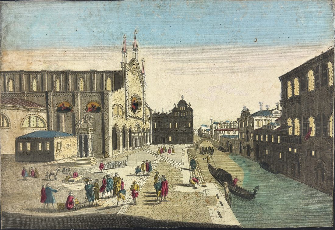 Vue d'optique: SS. Giovanni e Paolo, Venice — 3