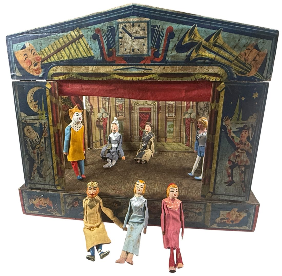 Portable parlour marionette theatre