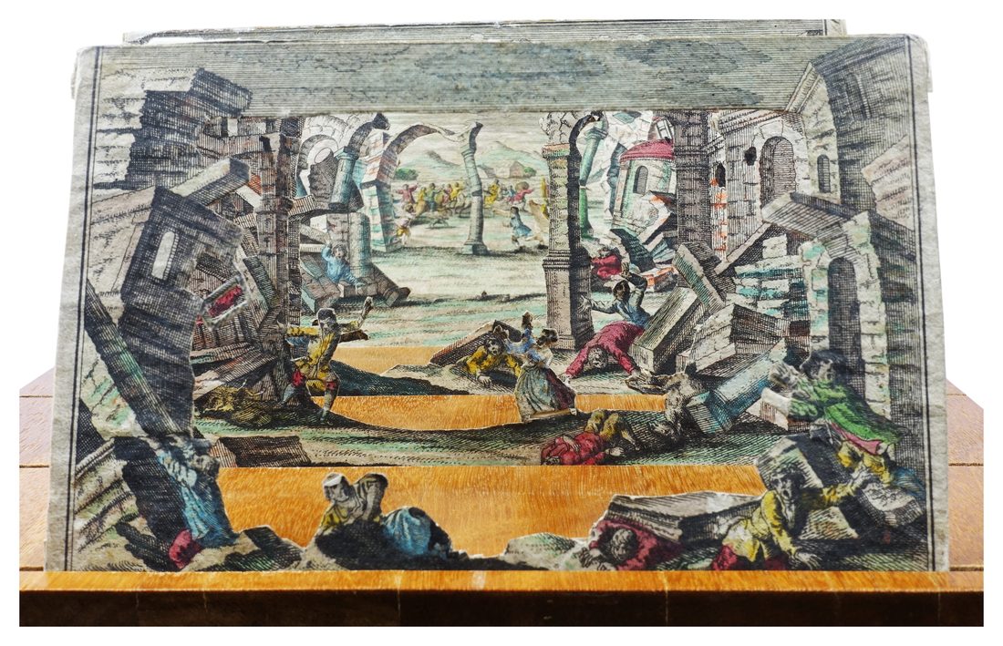 Perspectivische Vorstellung eines Erdbebens ("Perspective Representation of an Earthquake") — 2