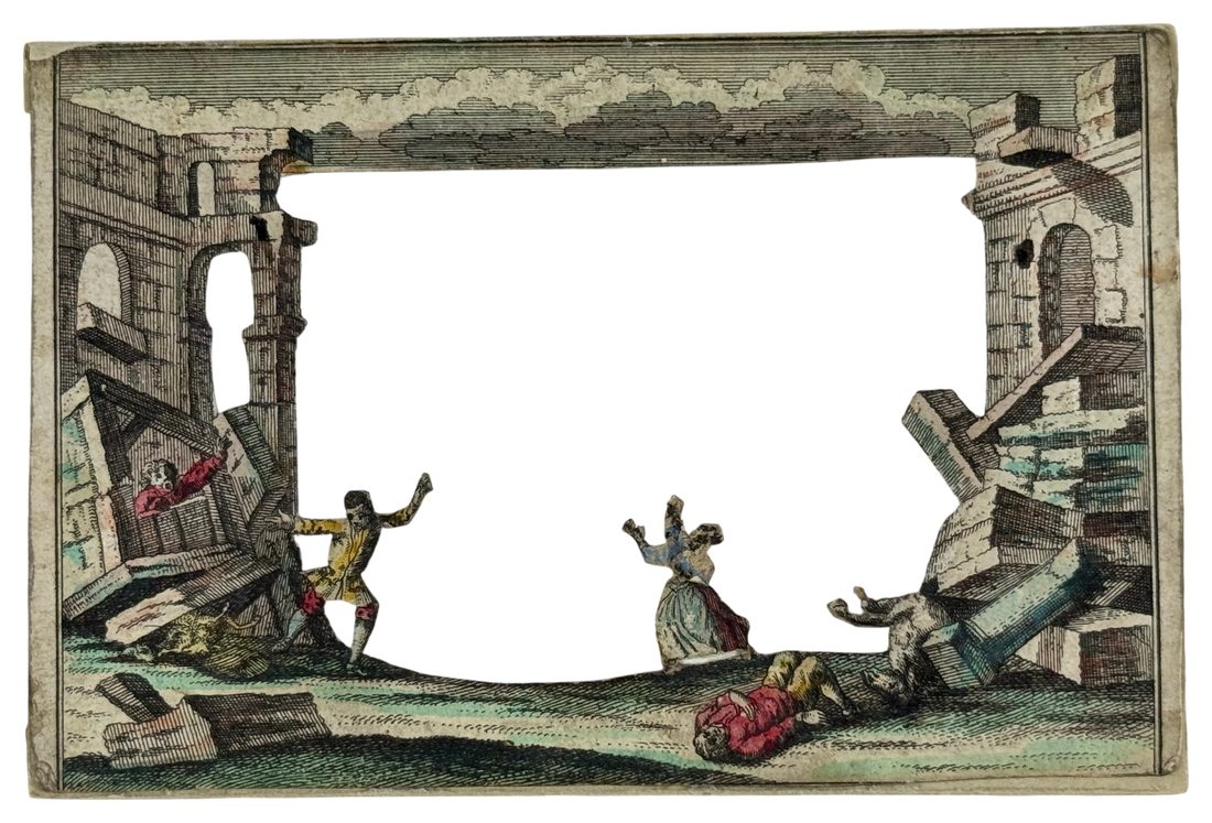 Perspectivische Vorstellung eines Erdbebens ("Perspective Representation of an Earthquake") — 6