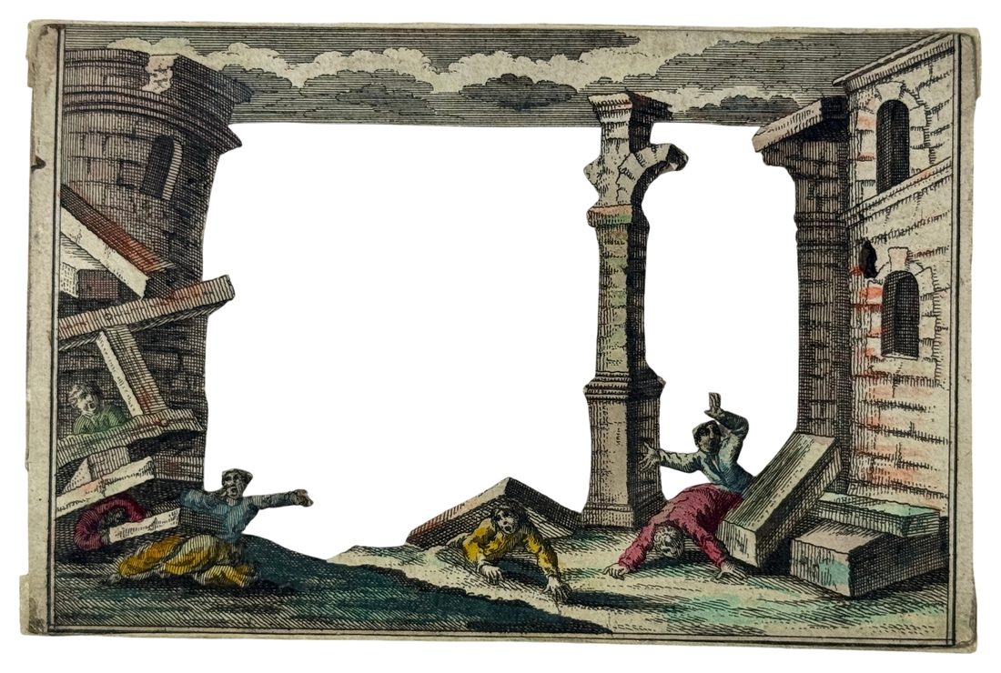 Perspectivische Vorstellung eines Erdbebens ("Perspective Representation of an Earthquake") — 7