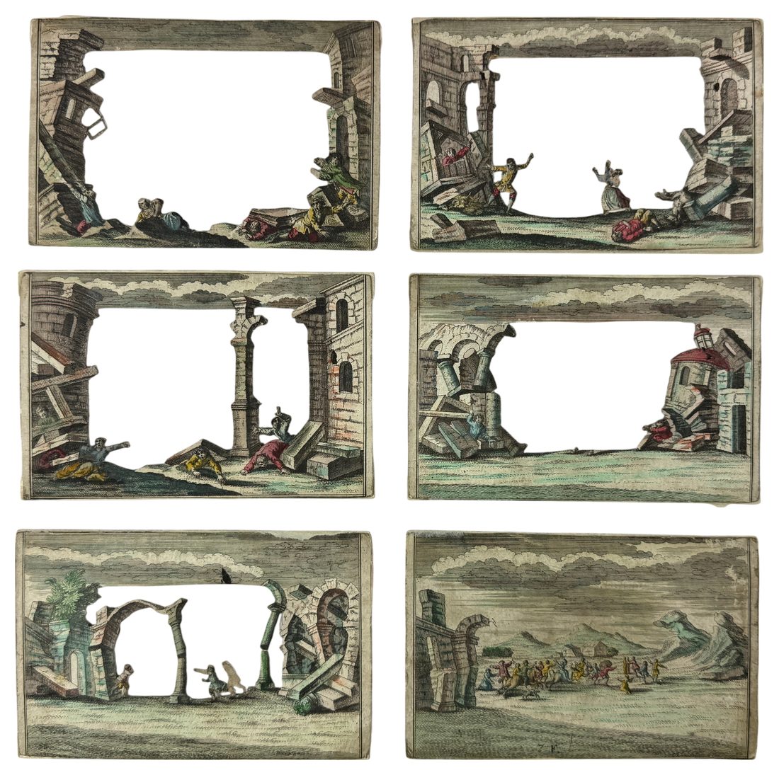 Perspectivische Vorstellung eines Erdbebens ("Perspective Representation of an Earthquake") — 11