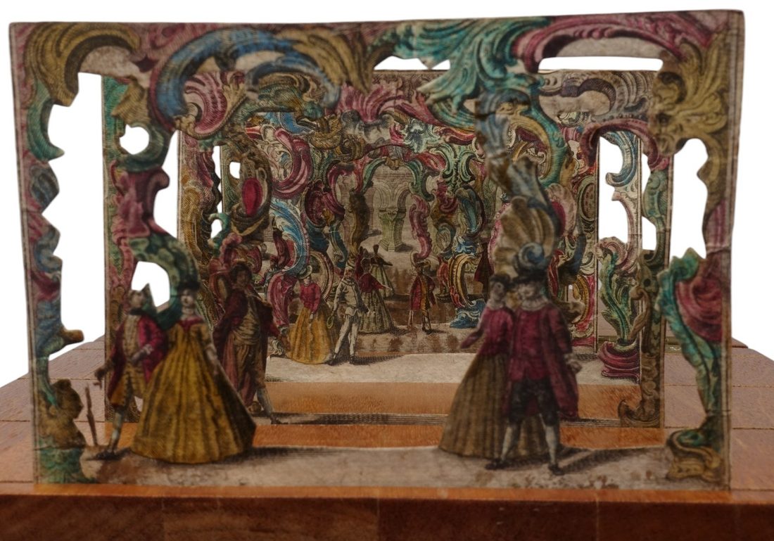 Perspective Representation of an Opera Hall with Acting Figures