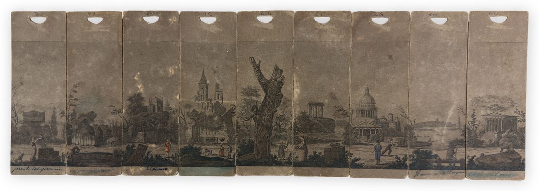 Myriorama: Nine Engraved Landscape Cards — 1