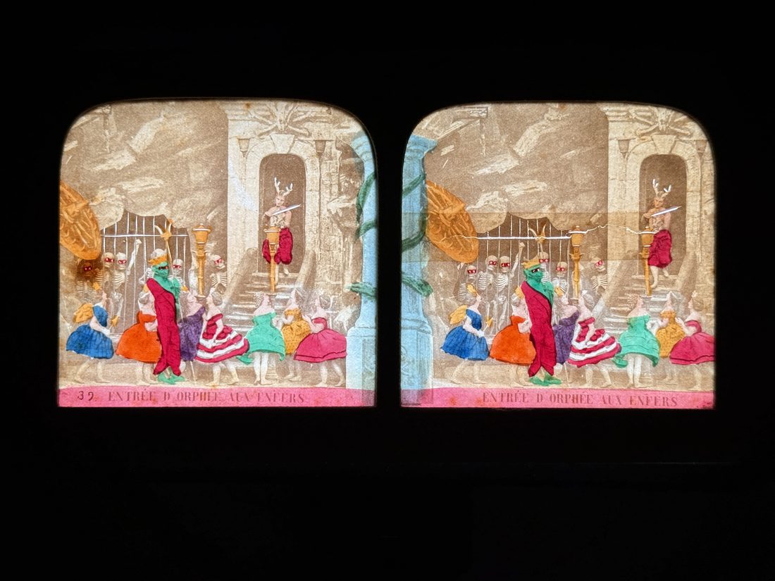 Diableries: Seven French Tissue Stereoviews with a Brewster Stereoscope — 1