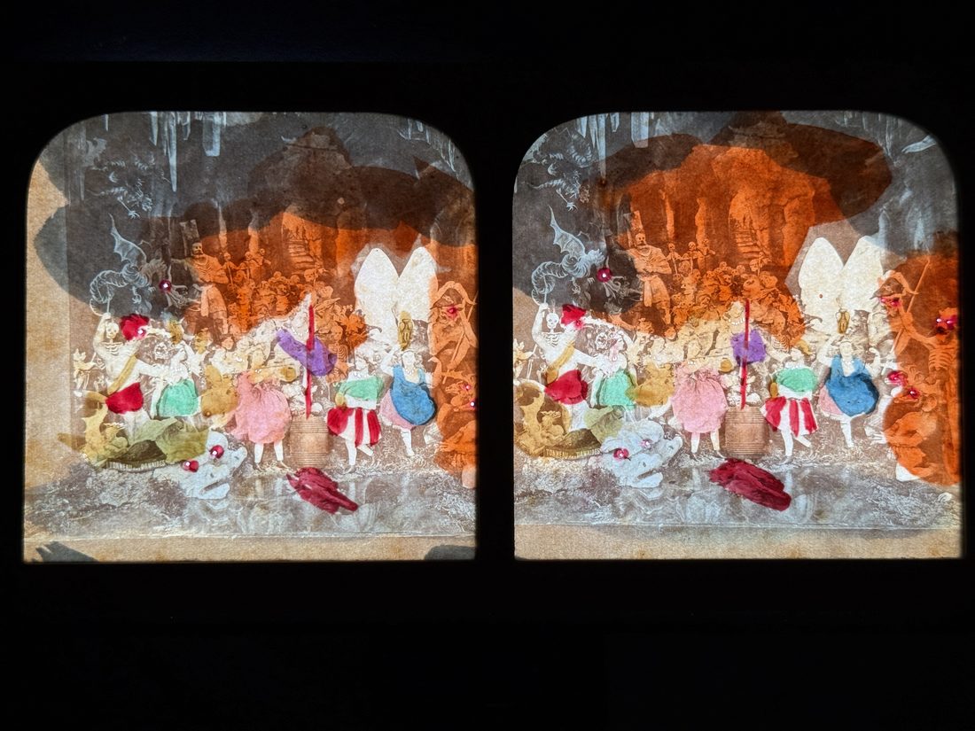 Diableries: Seven French Tissue Stereoviews with a Brewster Stereoscope — 6