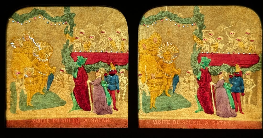 Diableries: Seven French Tissue Stereoviews with a Brewster Stereoscope — 9