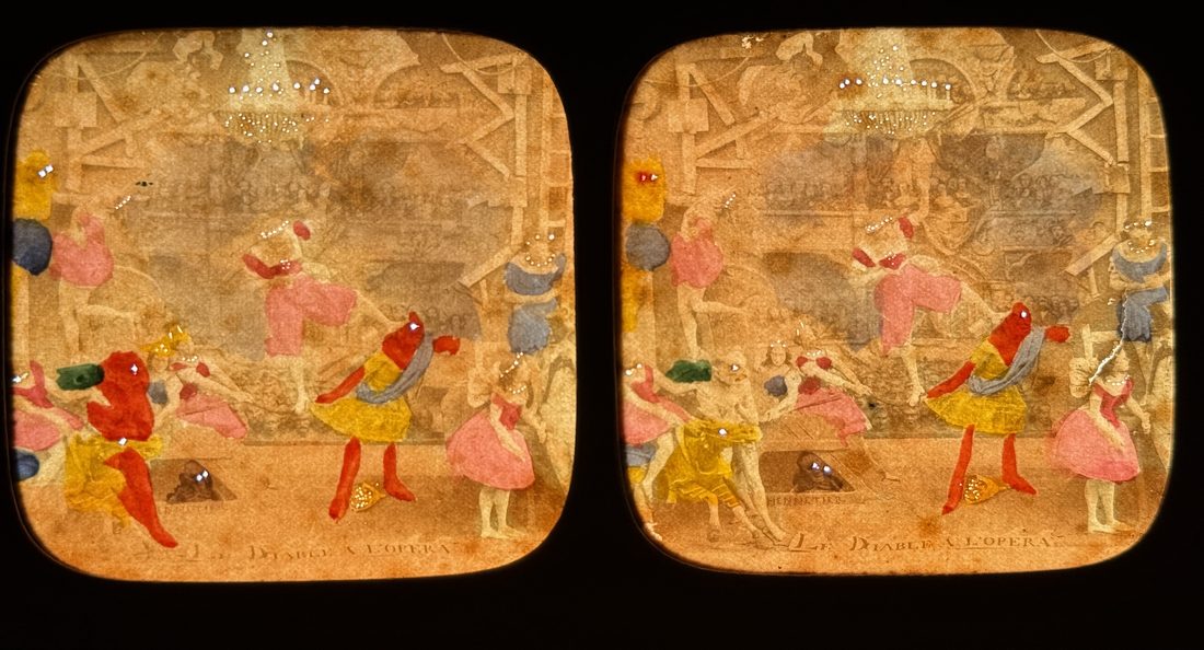 Diableries: Seven French Tissue Stereoviews with a Brewster Stereoscope — 10