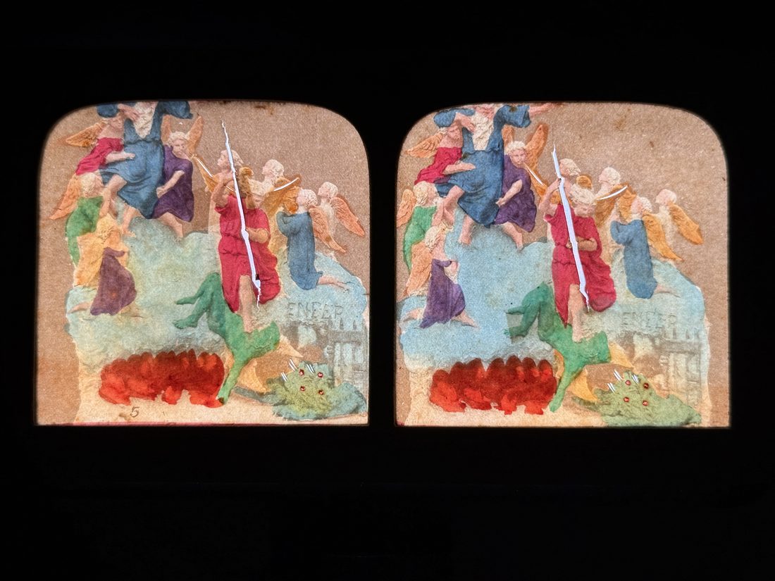 Diableries: Seven French Tissue Stereoviews with a Brewster Stereoscope — 11