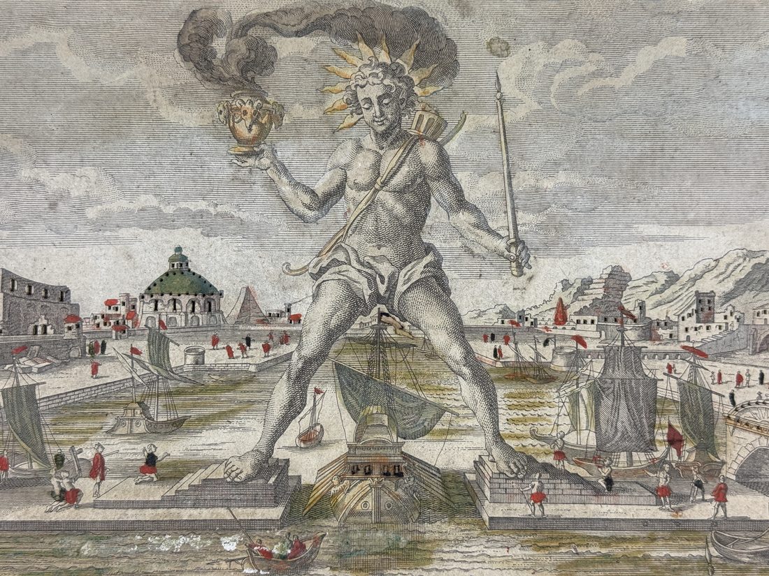 Ingrandisci la foto The Colossus of Rhodes: a Day-and-Night Optical View — 3