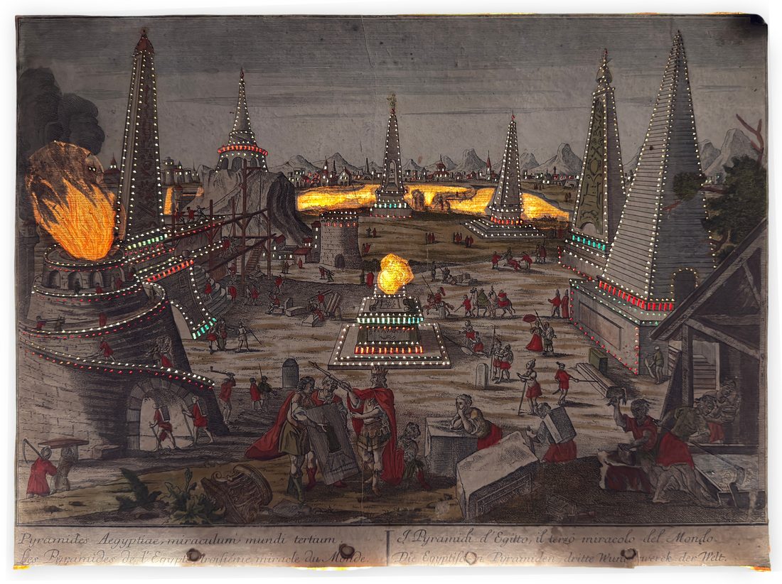 Enlarge photo The Pyramids of Egypt: a Day-and-Night Optical View — 2