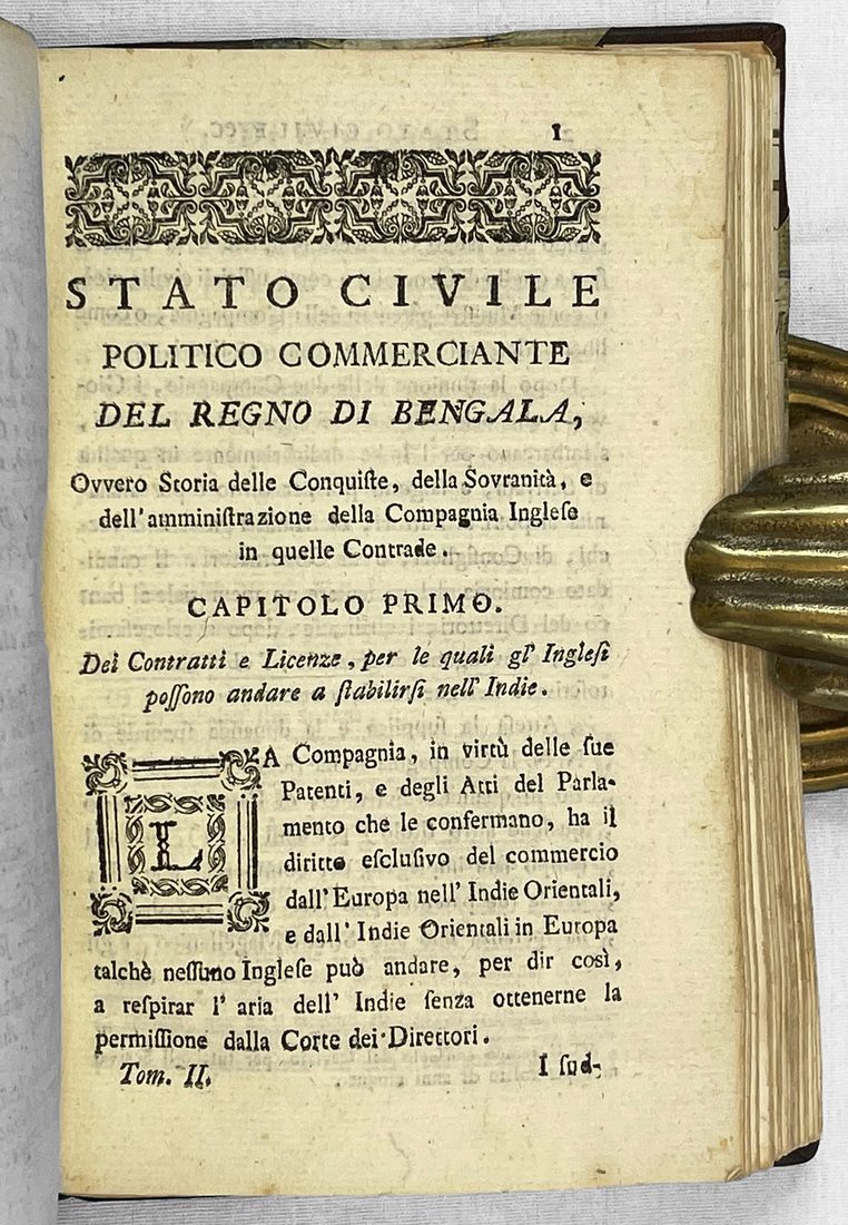 Stato civile politico, e commerciante del Regno di Bengala — 7