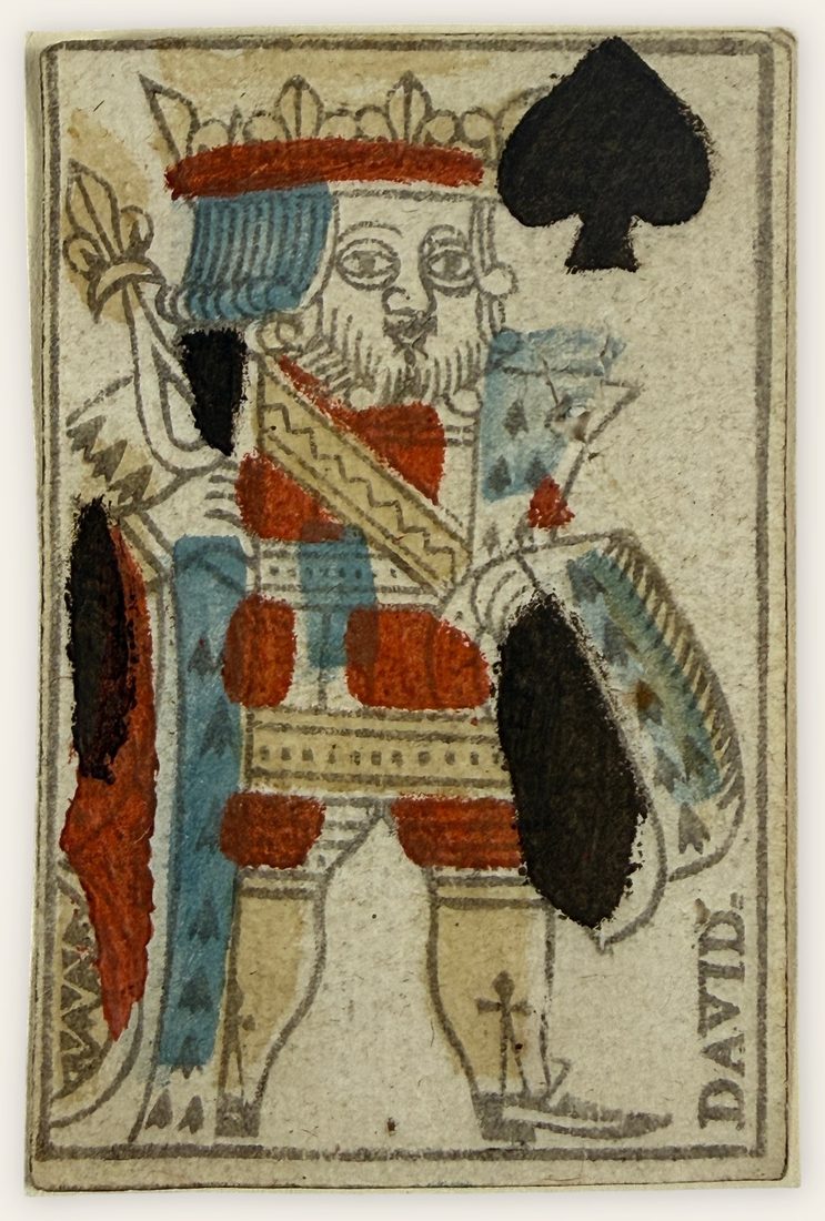 King of Spades “David”, old Rouen type — 1