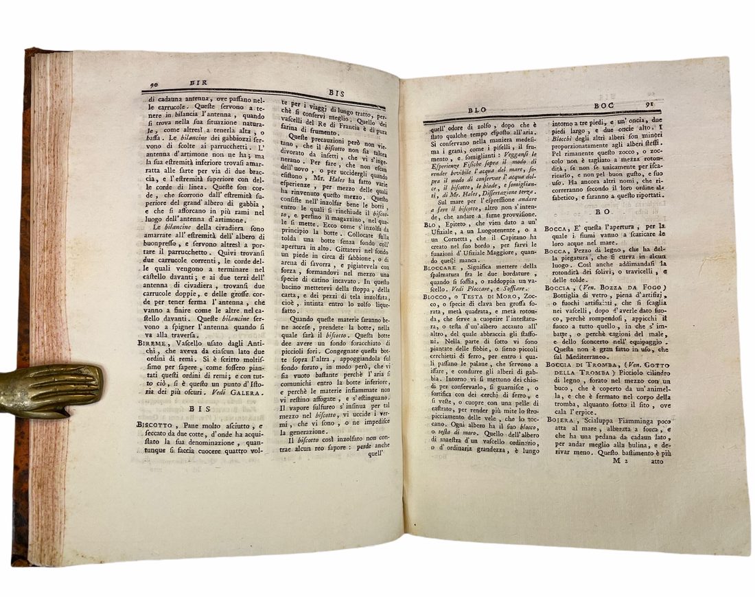 Dizionario Istorico, Teorico e Pratico di Marina — 6