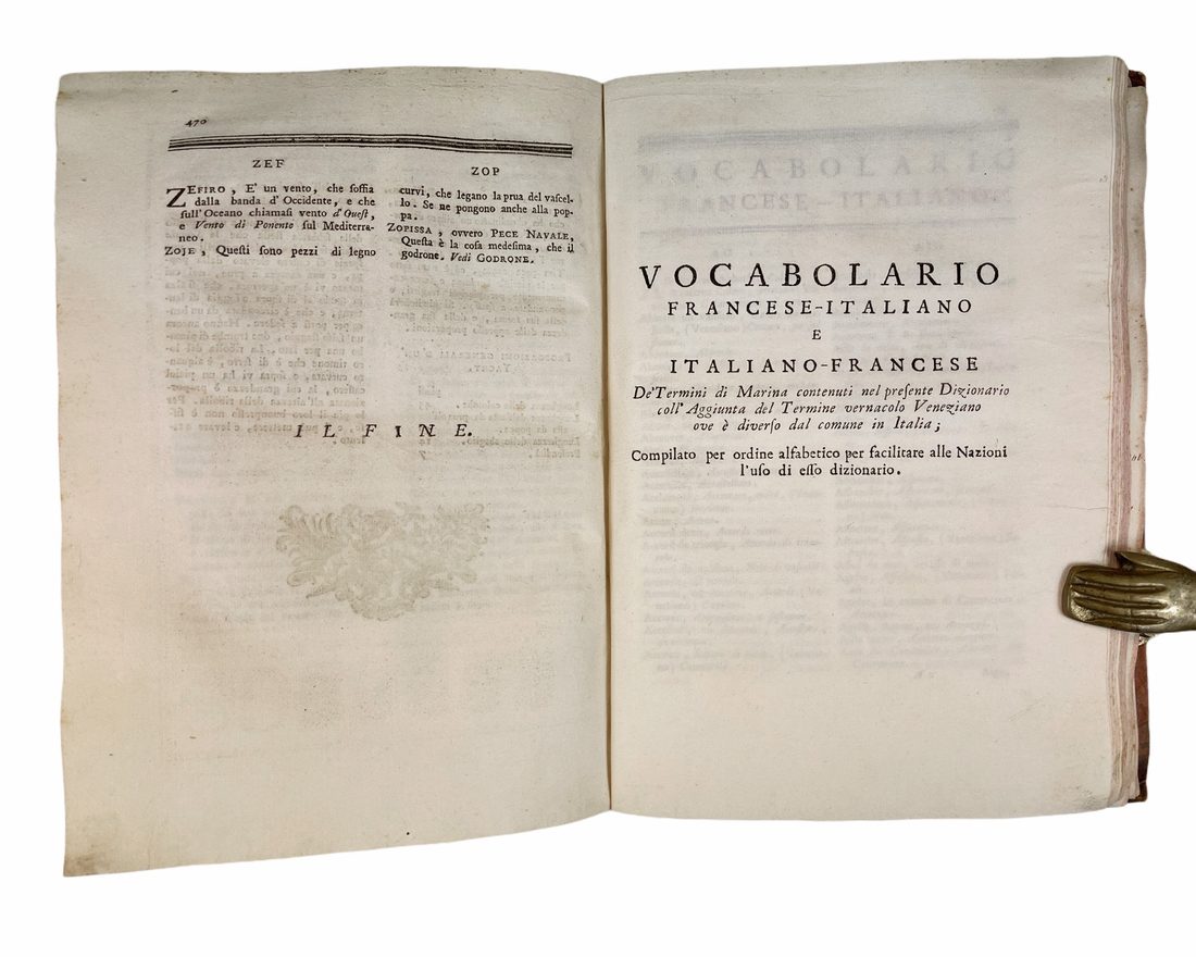 Dizionario Istorico, Teorico e Pratico di Marina — 8